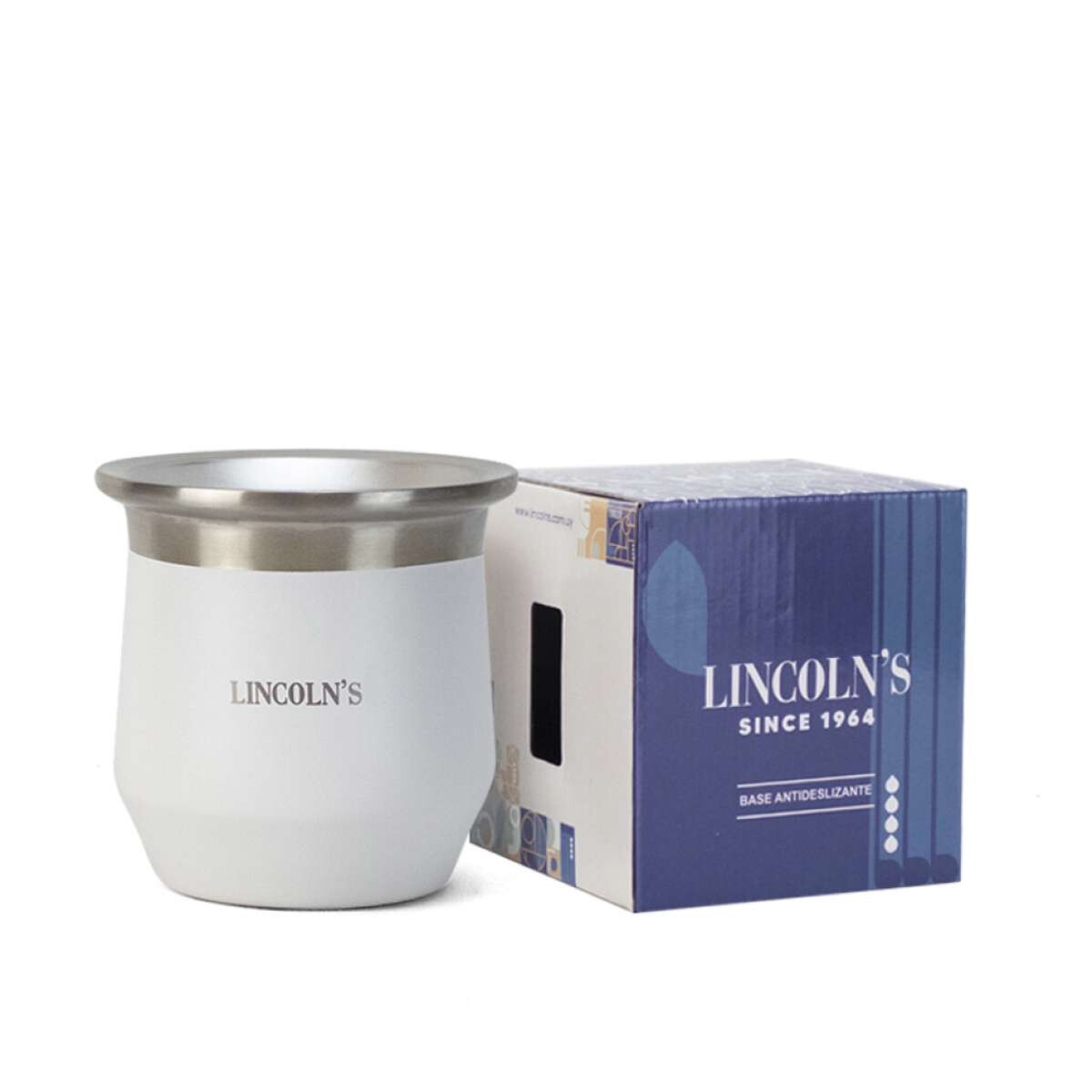 Mate Tunez Acero Inoxidable - Blanco 