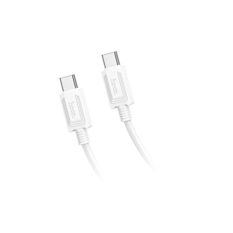 Cable de Datos HOCO X96 USB-C a USB-C Blanco 1mt Cable de Datos HOCO X96 USB-C a USB-C Blanco 1mt
