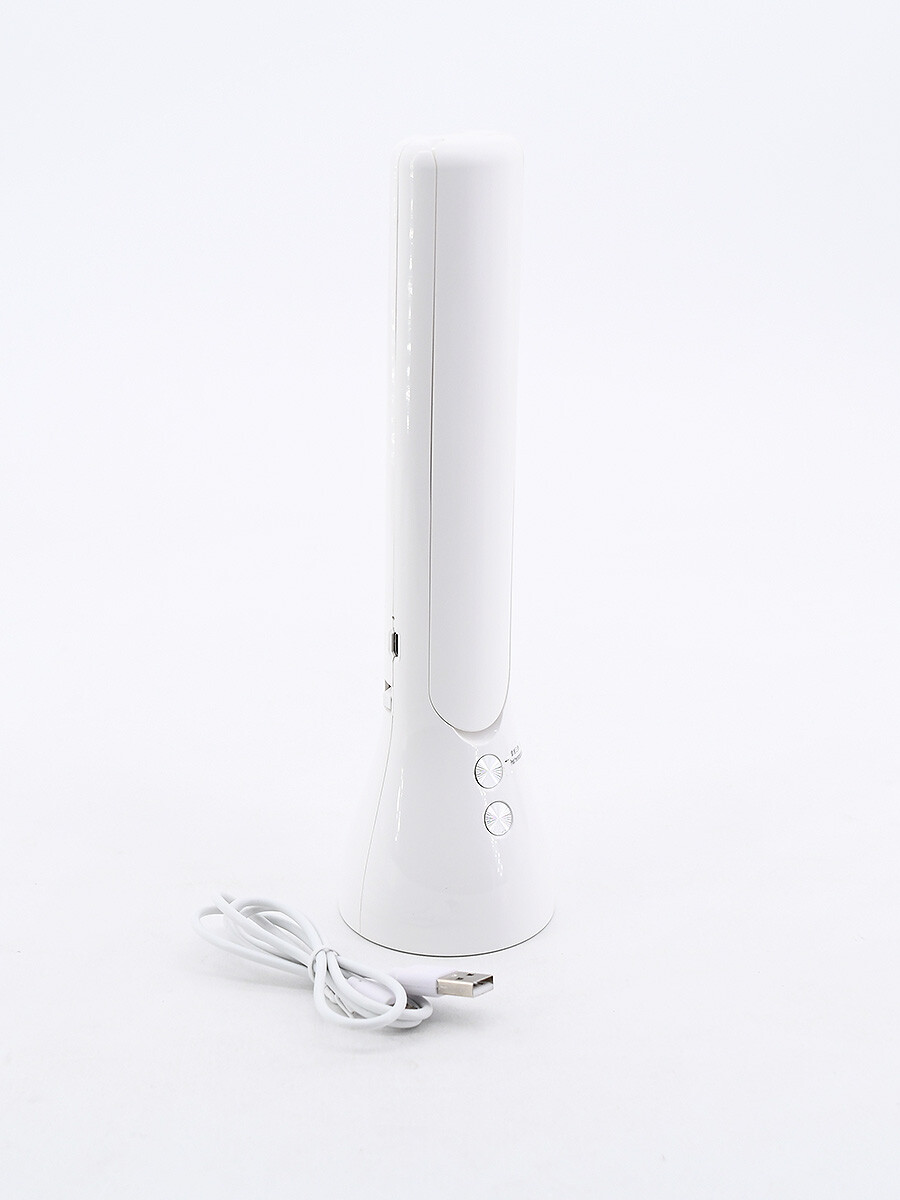 LAMPARA DE ESCRITORIO CON LINTERNA 2 EN 1 - BLANCO 