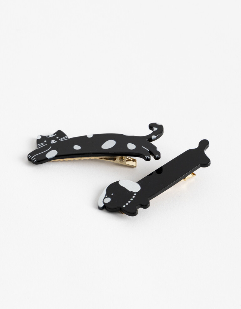 Horquillas con Accesorios Animales Sets De Hebillas - Combinacion Bicolor