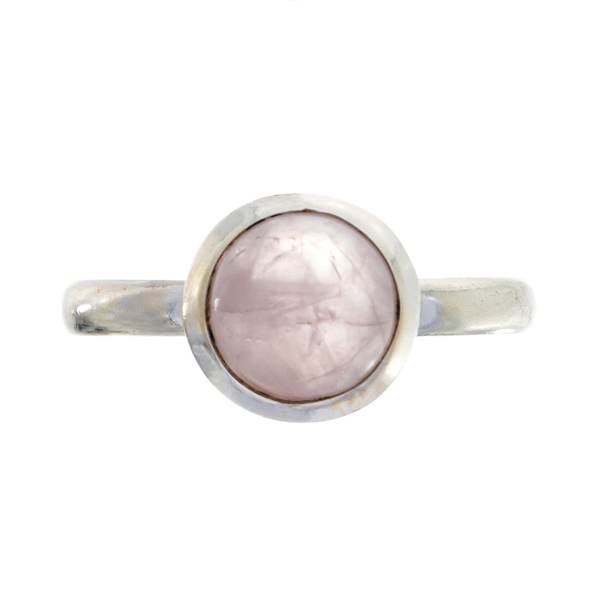 Anillo de plata 925, CUARZO ROSA. 