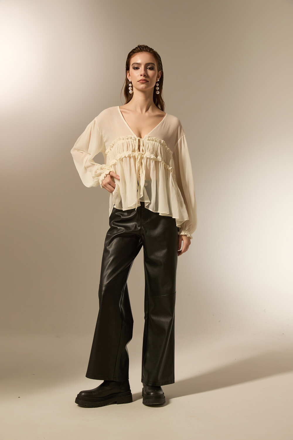 Blusa Celin Crudo / Natural