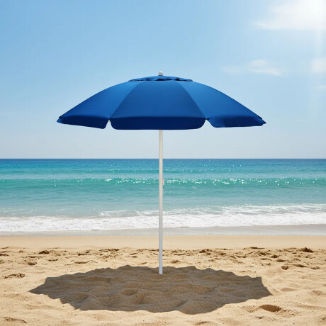 Sombrilla Playa BAGUM MOR 1,90 Alt M FPS 100 Aluminio Funda Azul Marino