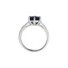 Anillo Halo-Plata 925-Piedra Zirconia y Zafiro-AN3835 conpiedra