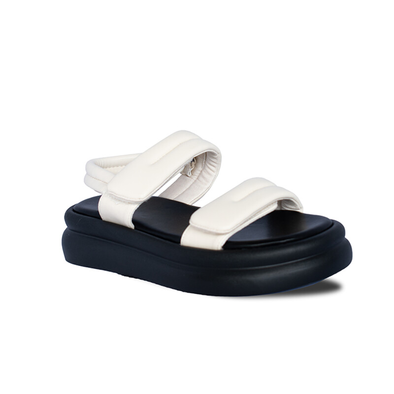 Sandalia de dama Osada OFF WHITE