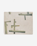 Lienzo abstracto Fida verde 180 x 140 cm