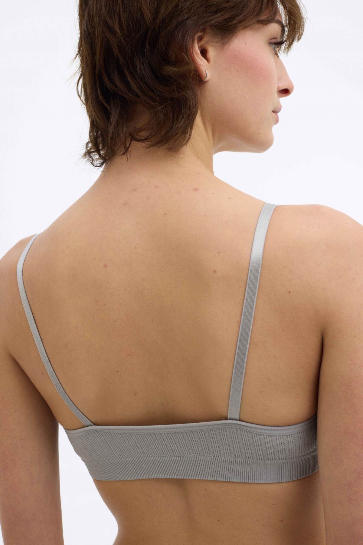 Bralette Flora Gris Claro