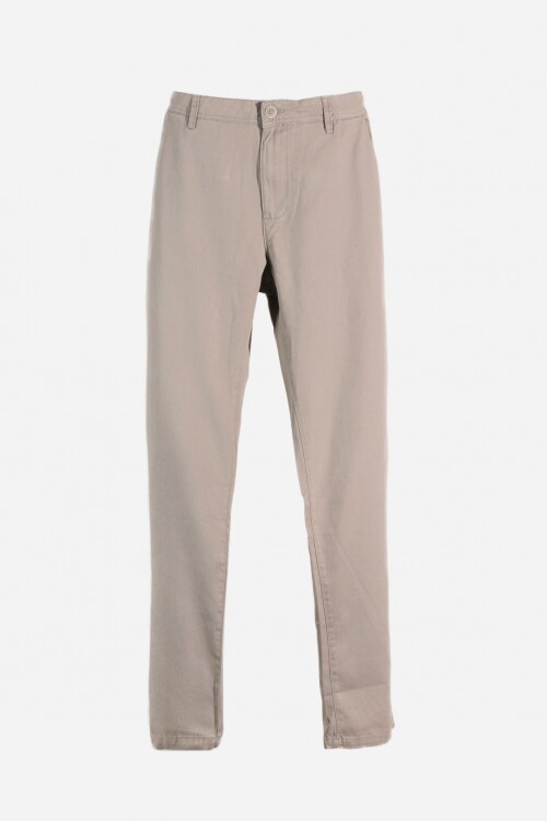 Pantalón recto con bolsillos laterales CRUDO