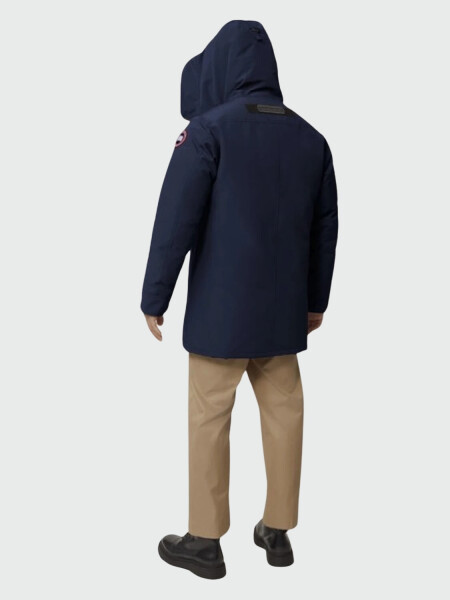 Canada Goose -Campera de poliéster con capucha, Chateau Parka Fusion fit Azul