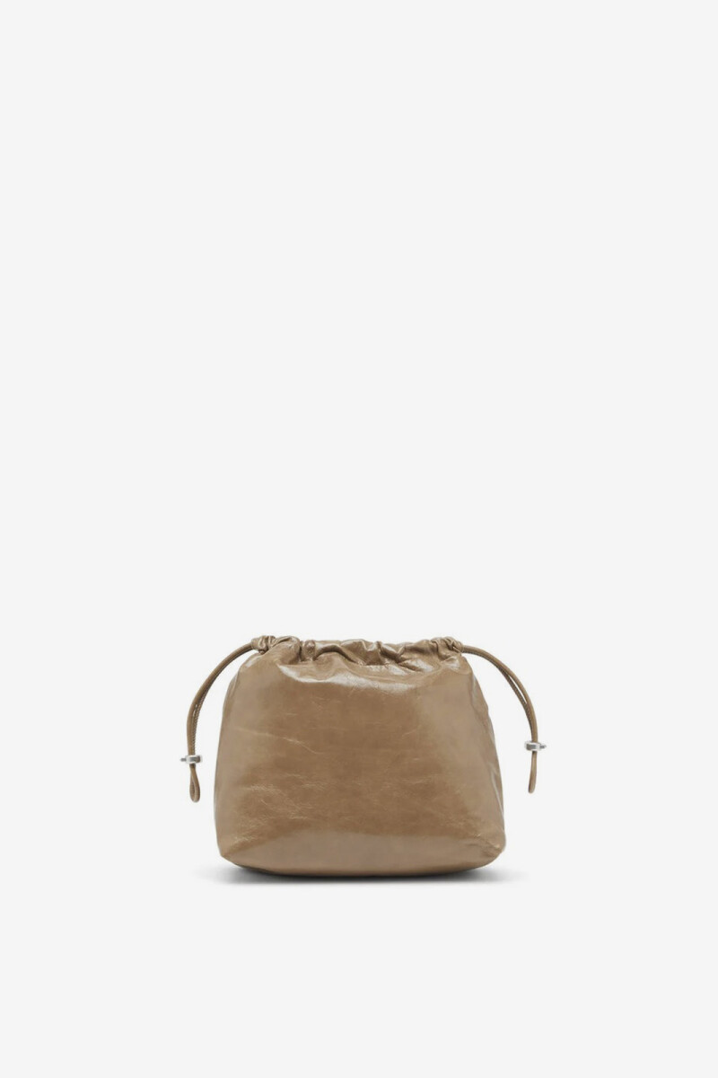 SCRUNCH-D BUCKET BOLSA Beige