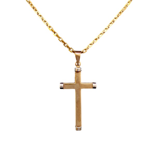 Dije Cruz-Oro bajo-Sin piedra-CP8580 Sinpiedra