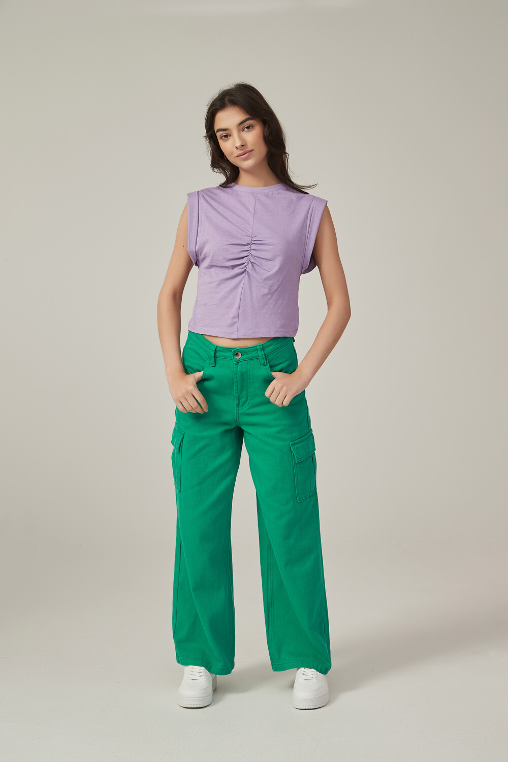 Remera Melina Lila