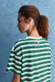 Remera Allie AMIATA rayada Verde