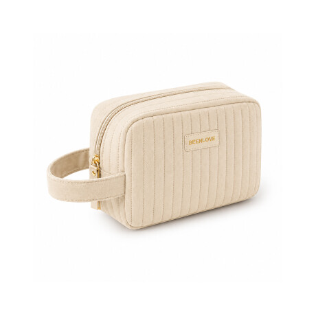 Neceser con asa Velvet BLove Beige