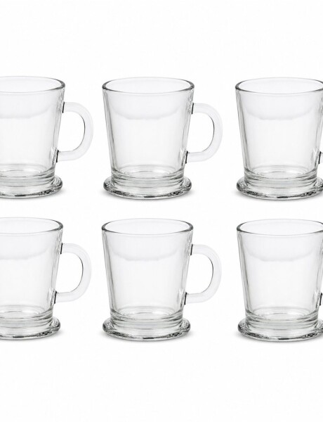 SET 6 MUG C/ASA ARABICA 180ML EN CAJA DE REGALO SET 6 MUG C/ASA ARABICA 180ML EN CAJA DE REGALO