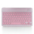 Teclado + Mouse Inalambricos Bluetooth Ultra Finos Elegantes Color Rosa