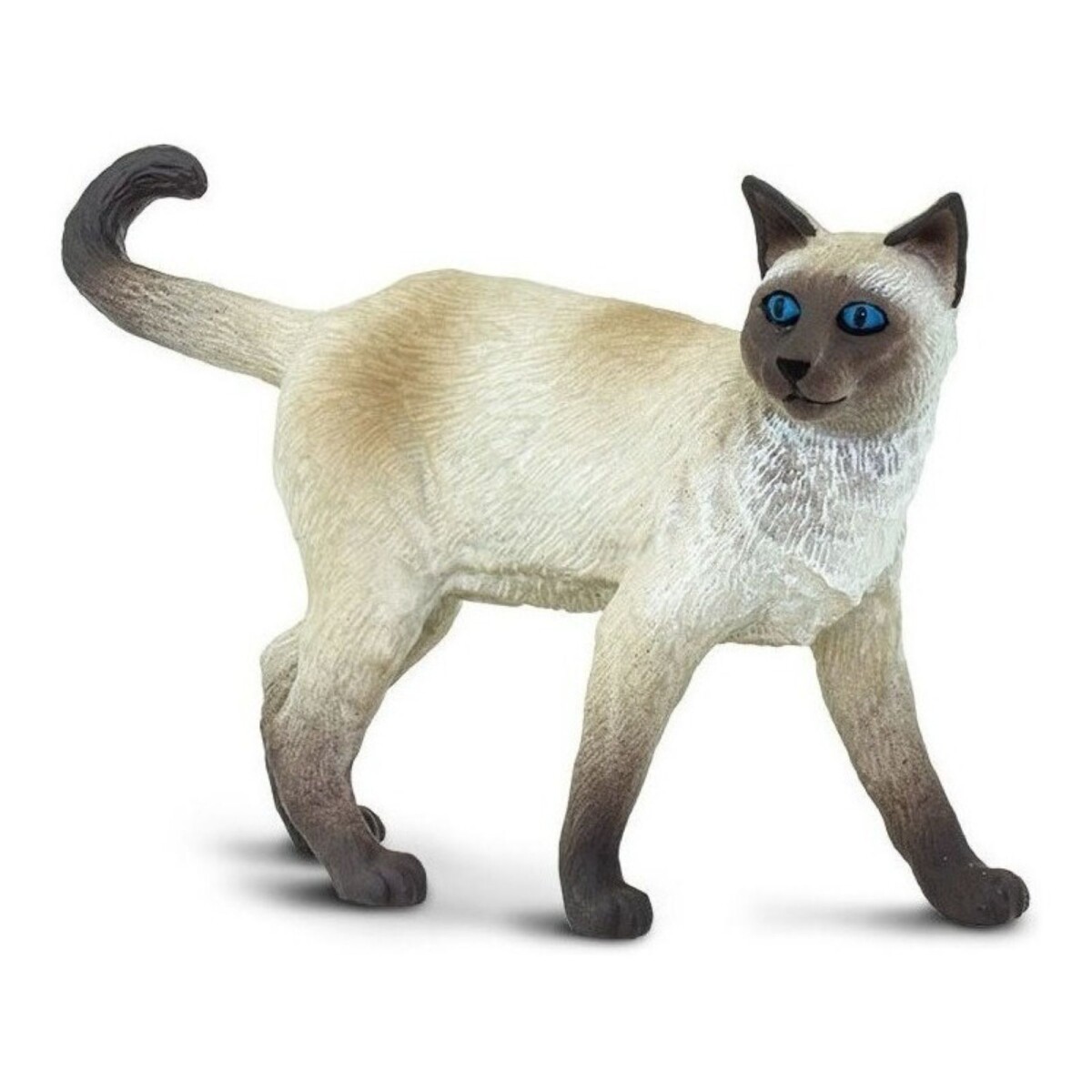 Safari Animal Gato Siamese Gatito Figura Coleccionable 