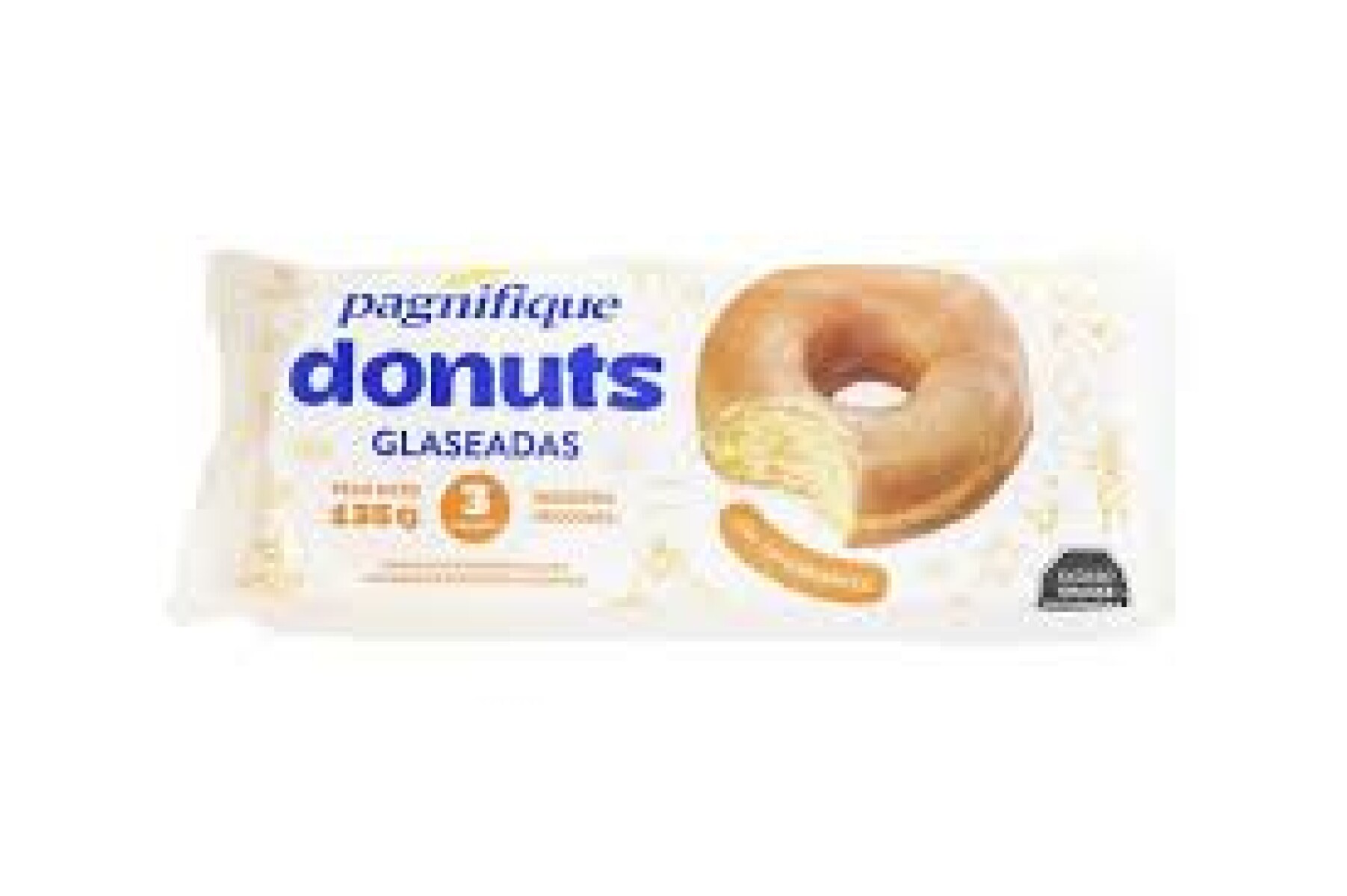 Donas 3 unidades glaseadas 