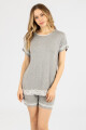 SOLANGE PIJAMA LACE GRIS MELANGE