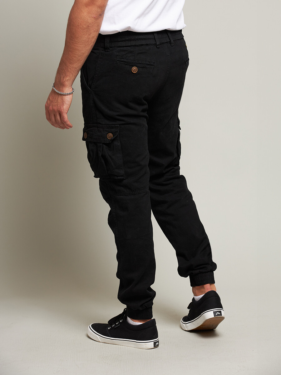 PANTALON CARGO ENCOR DIXIE Negro