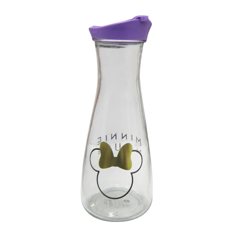 Botella Vidrio Carafe Minnie 900 ml U