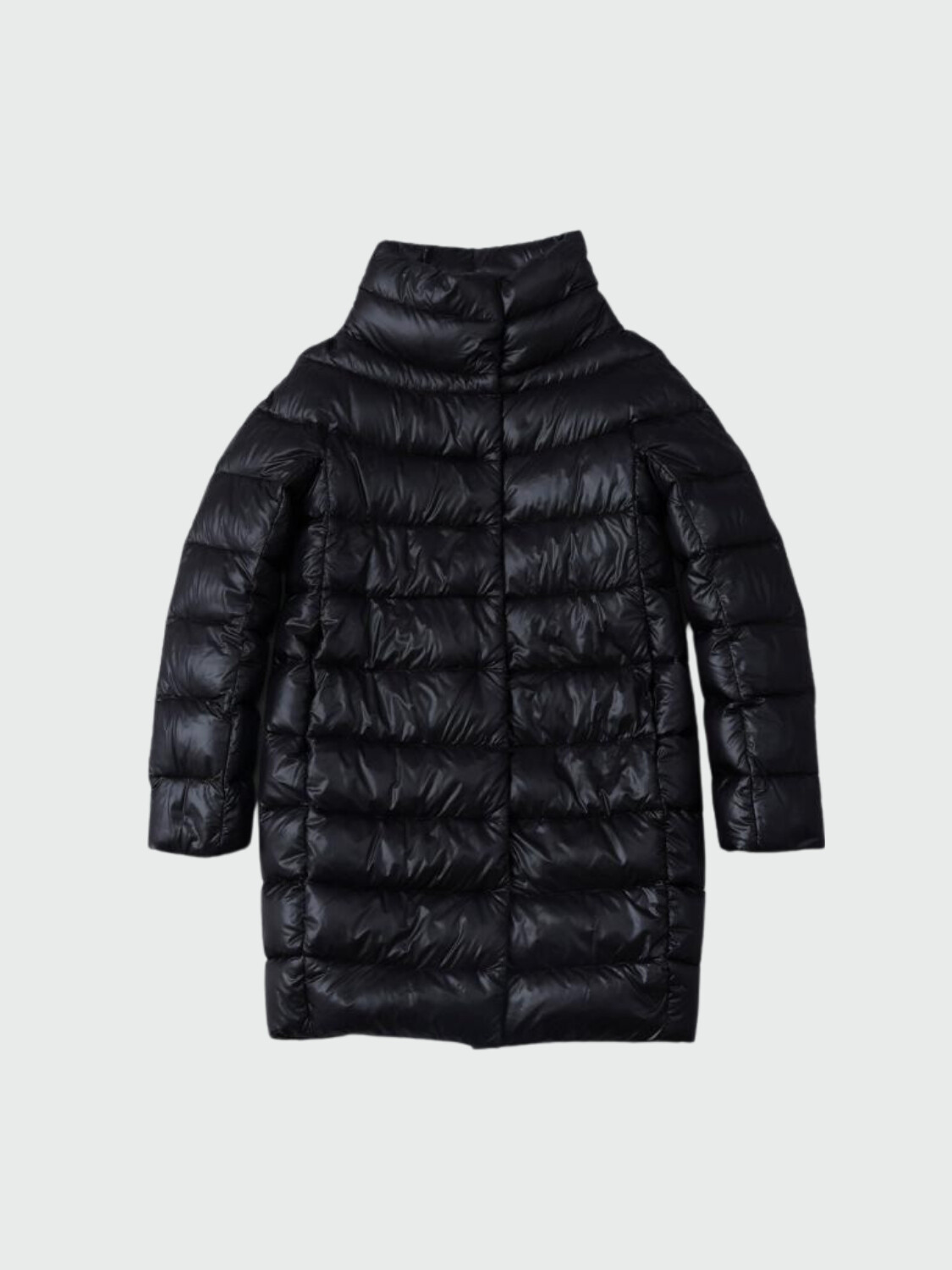Herno-Chaqueta de nylon rellena de plumas, Dora Negro