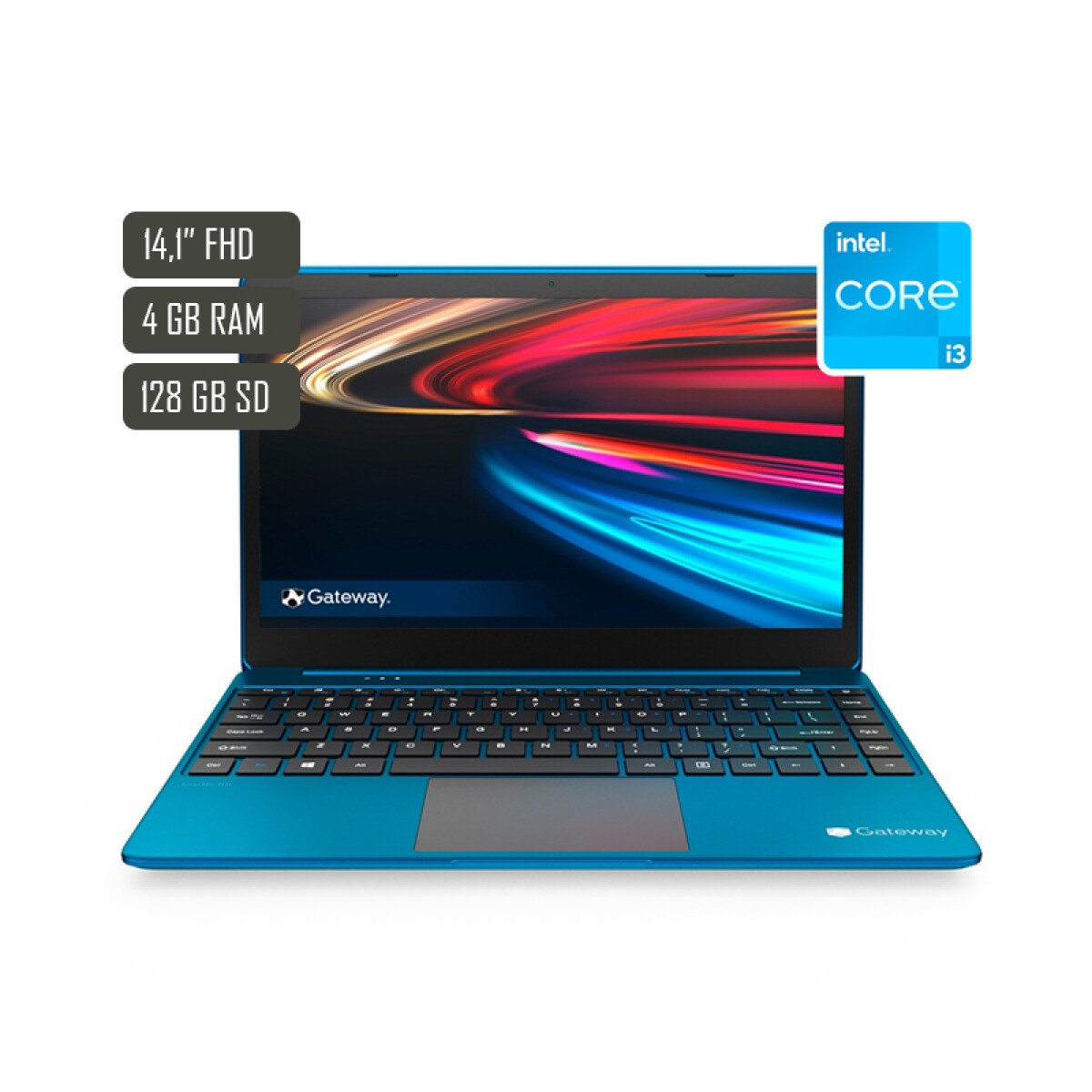Notebook Gateway 14.1" I3-1005G1 4GB 128GB SSD W10 Azul - Unica 