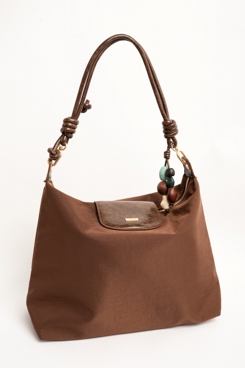 Cartera Con Charm Chocolate