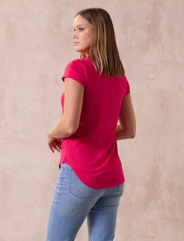 Remera Basica FUCSIA