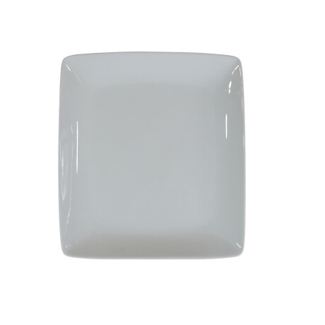 PLATO CUADRADO LLANO BCO 27X27X3CM PLATO CUADRADO LLANO BCO 27X27X3CM