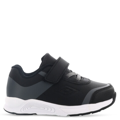 Championes Infantiles Umbro Manchester II Infantil Negro - Gris - Blanco