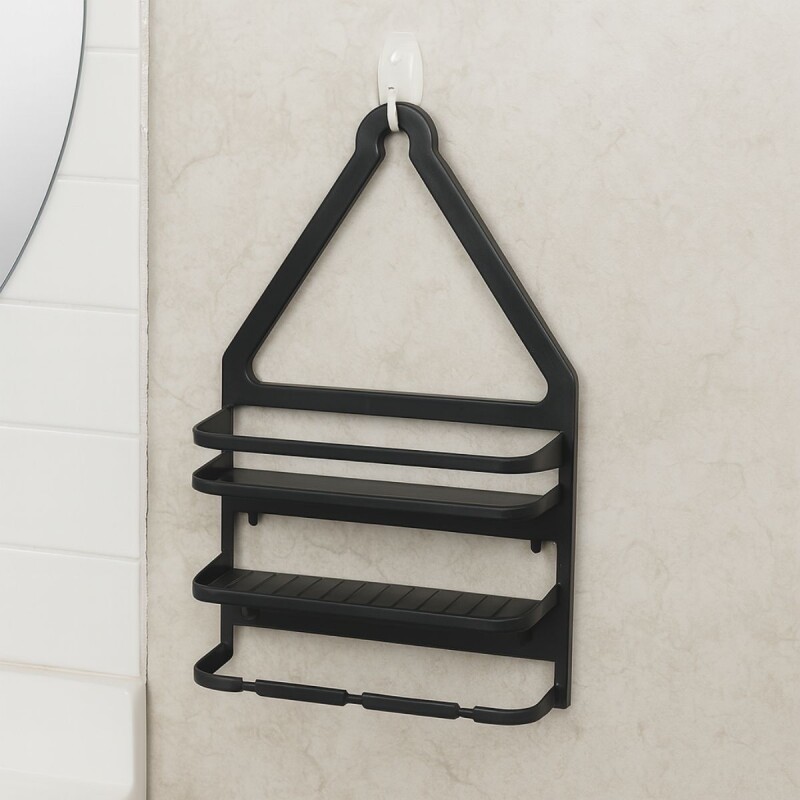 Porta shampoo colgante NEGRO