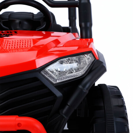 Auto Cuatriciclo A Bateria Arenero Luz Y Sonido Rojo