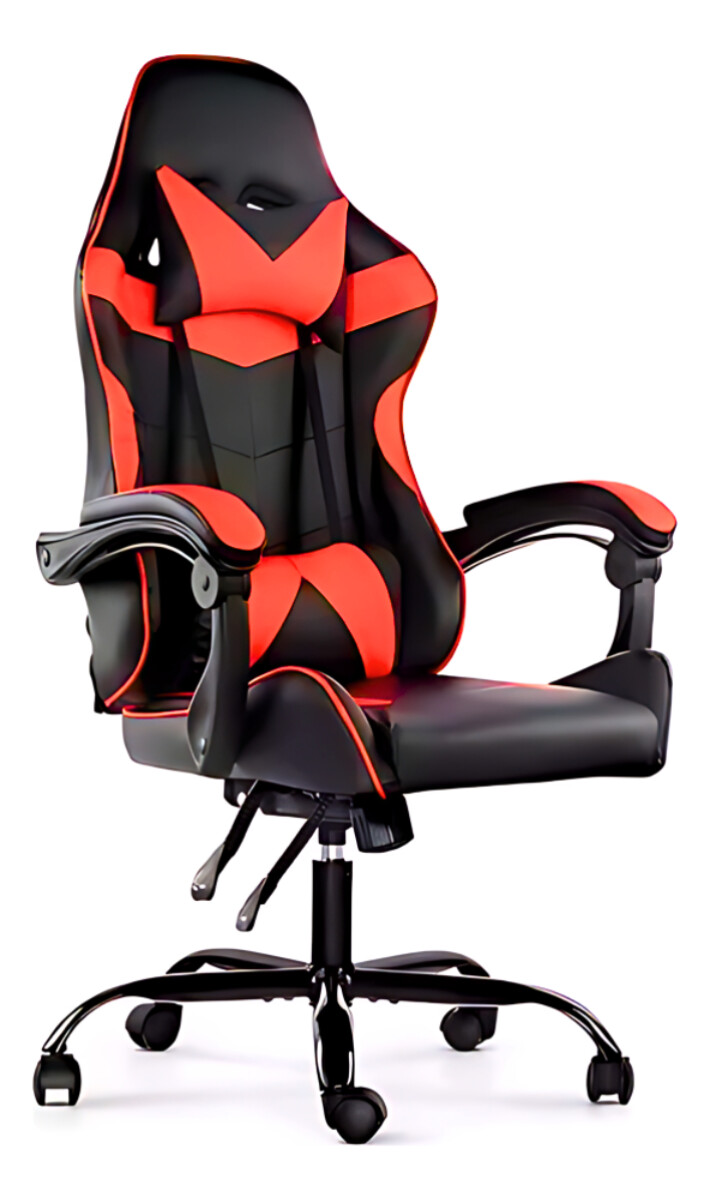 Silla Gamer Giratoria - Rojo 
