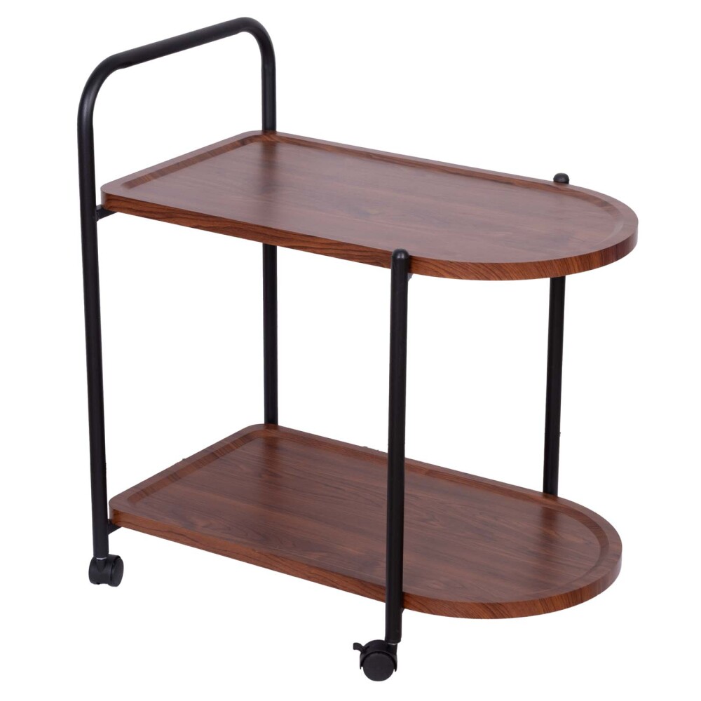 CARRITO MULTIUSO MADERA MARRON A198