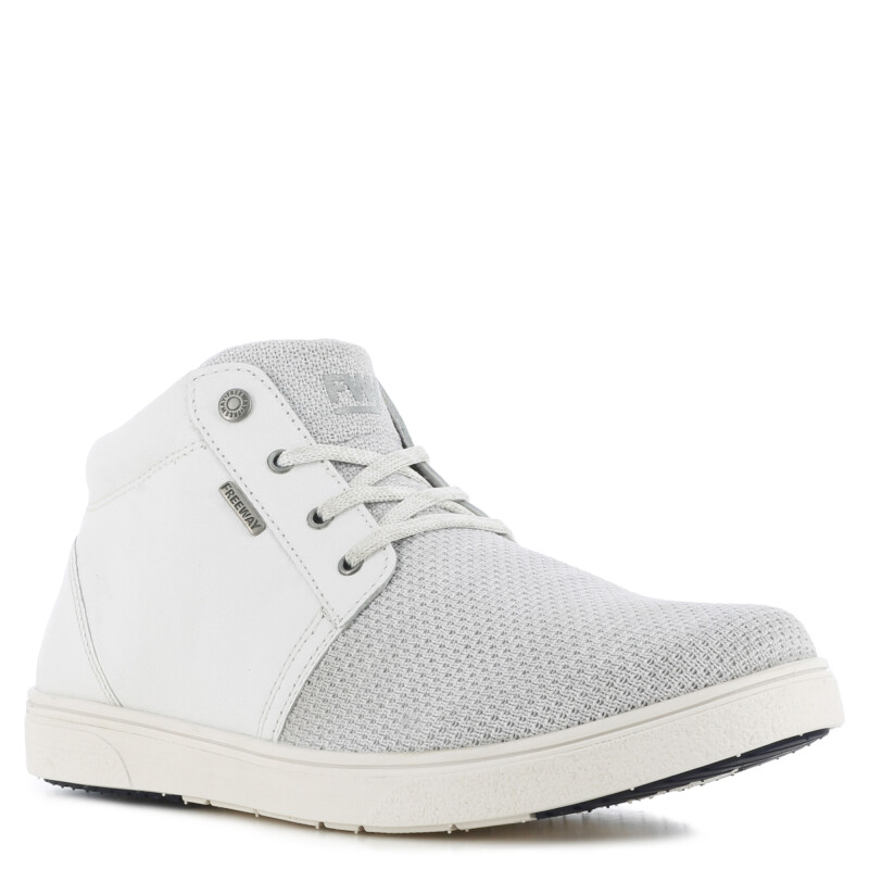 Bota de Hombre Freeway Casual Blanco - Gris Hielo