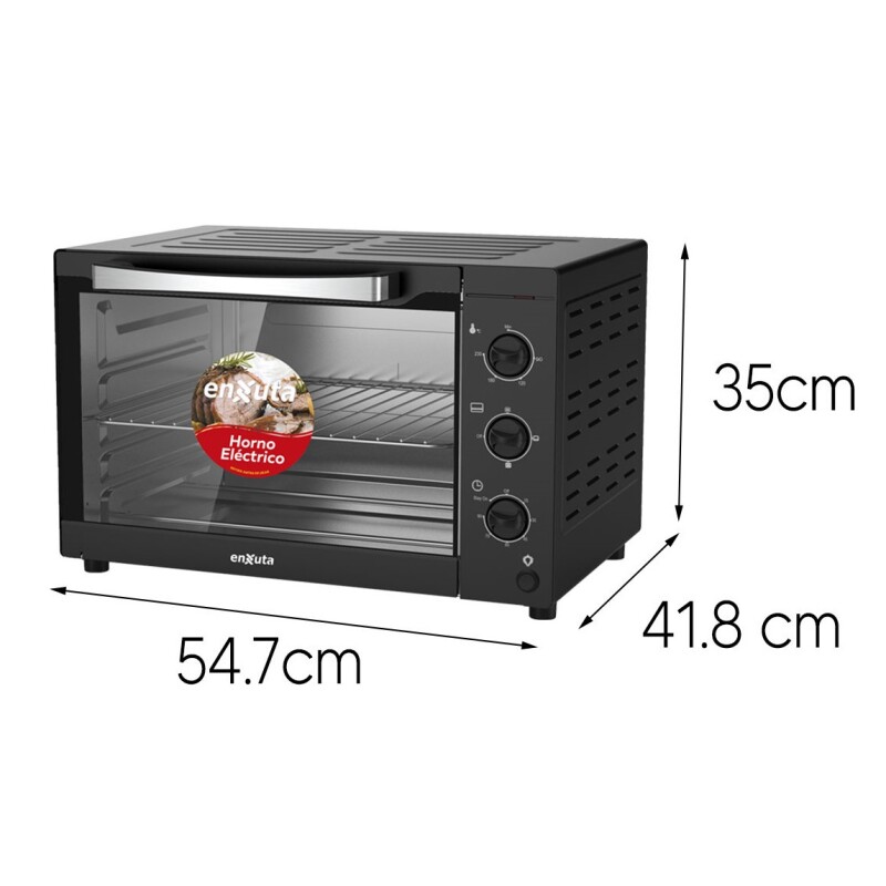 Horno Electrico Enxuta 42lts 1500w Con Accesorios Horno Electrico Enxuta 42lts 1500w Con Accesorios