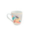 Taza de cerámica con diseño plantas 8.3x10.5cm Taza De Cerámica Con Diseño Plantas 8.3x10.5cm