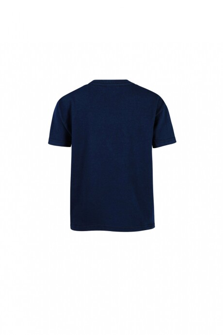 Camiseta a la base bebé Azul marino