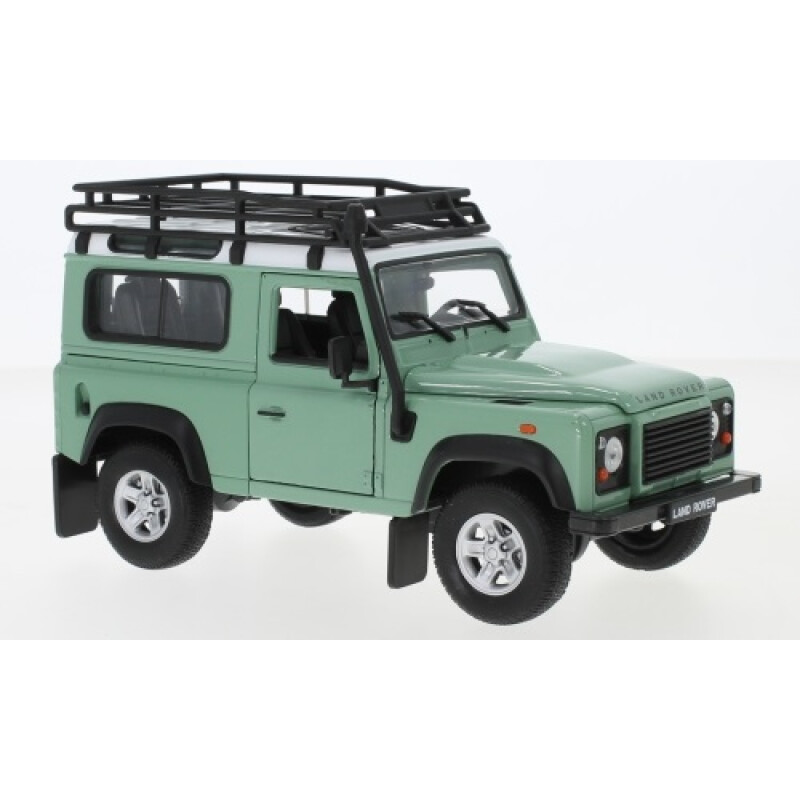 Welly Land Rover Defender, verde claro/blanco, 1:24 Welly Land Rover Defender, verde claro/blanco, 1:24