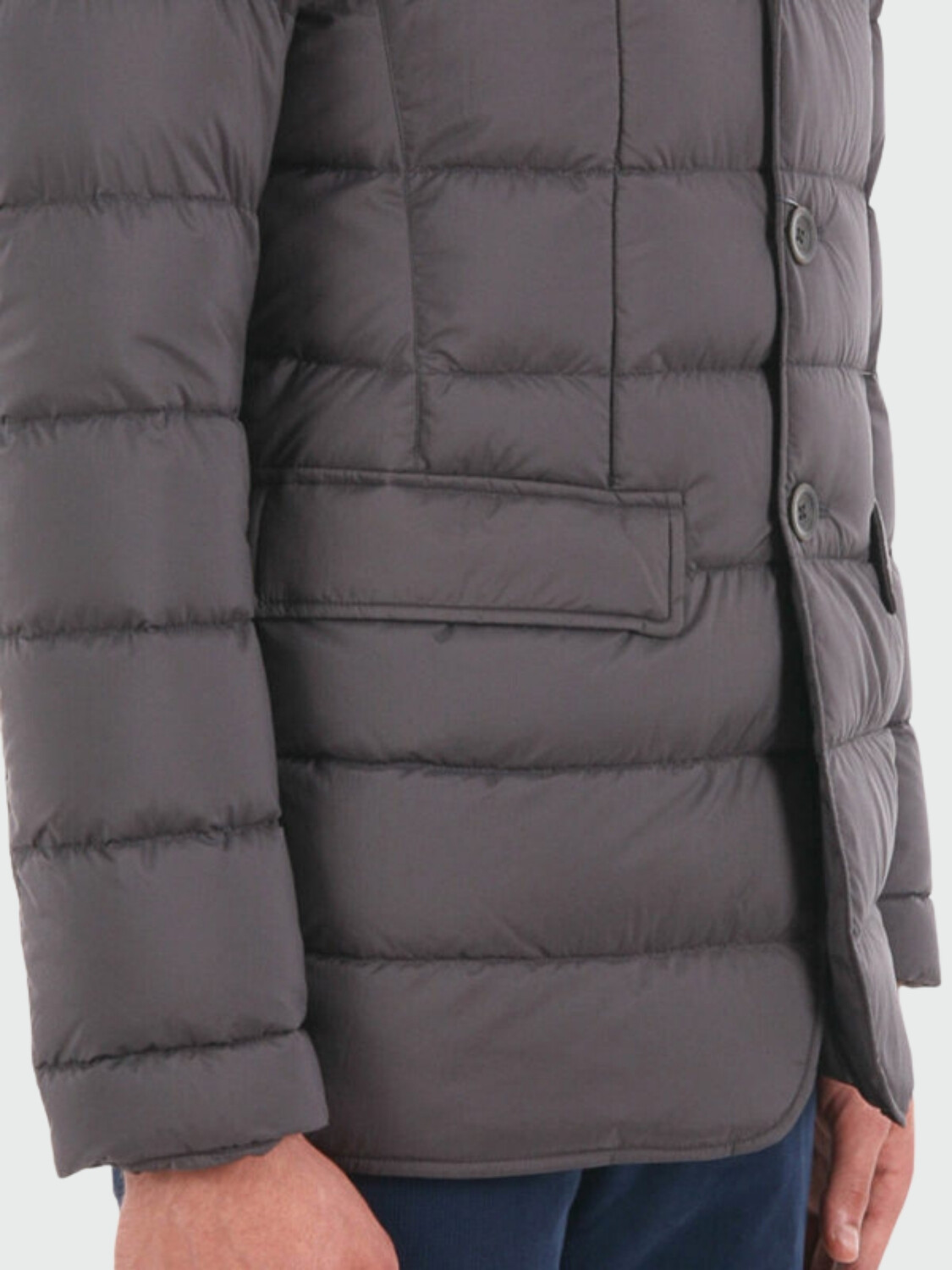 Herno-Campera de vestir rellena de plumas, La Giacca Negro