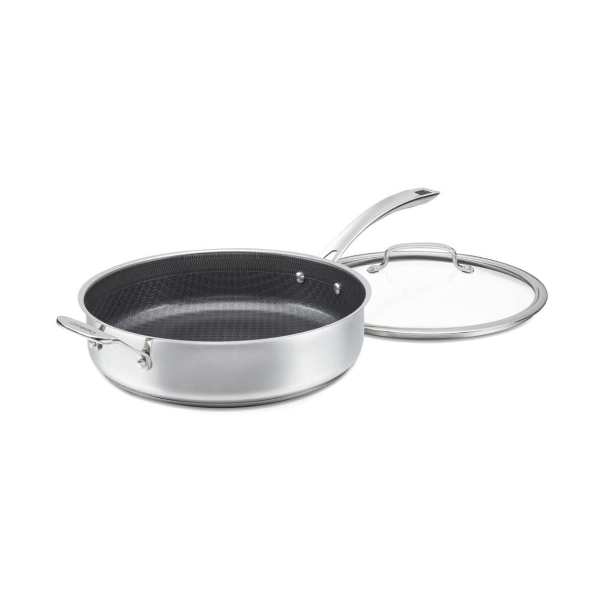 Fusionplus Hybrid Sartén Para Saltear 5 Qt - Con Asas Cool Grip Y Tapa 