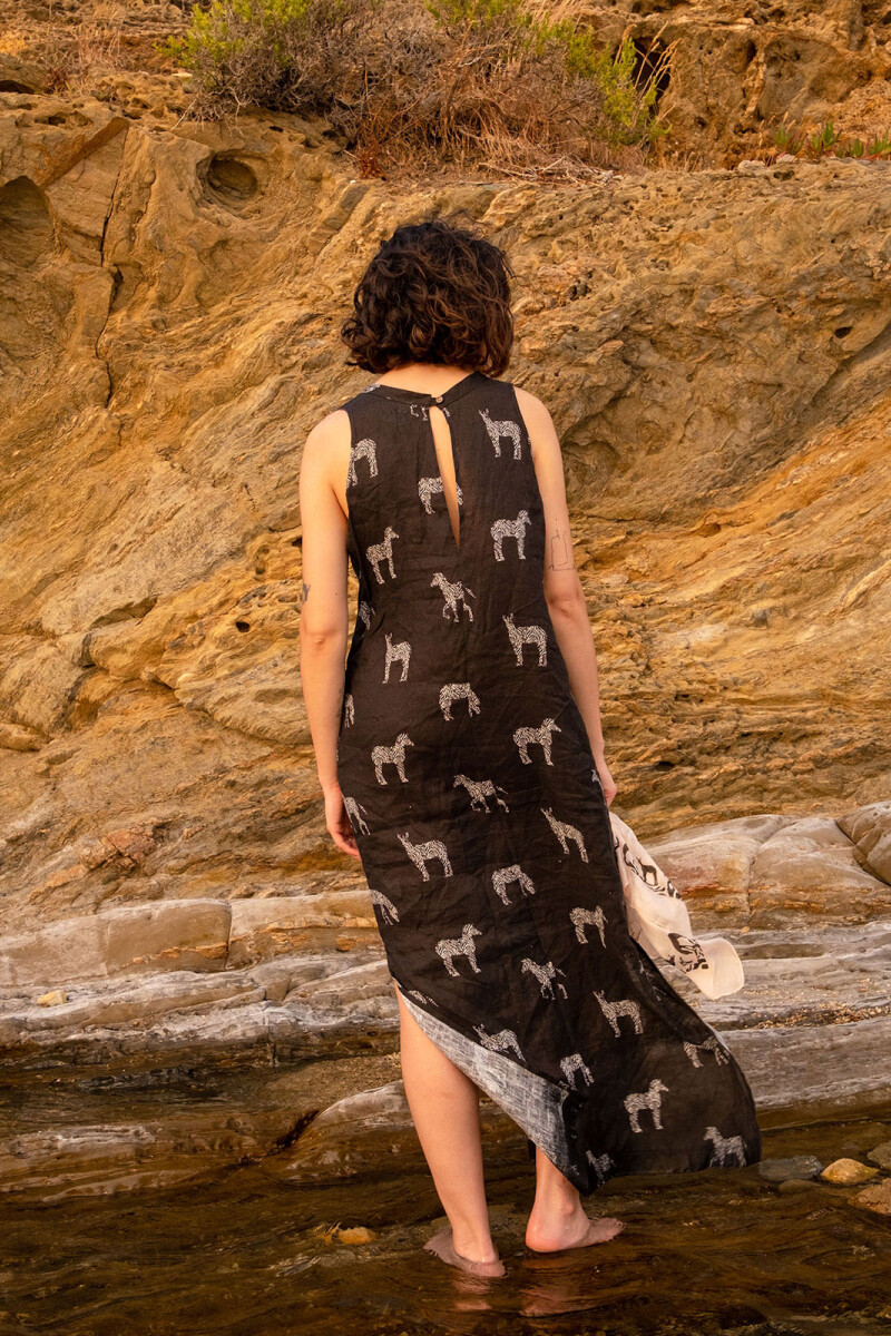 TEE DRESS Negro