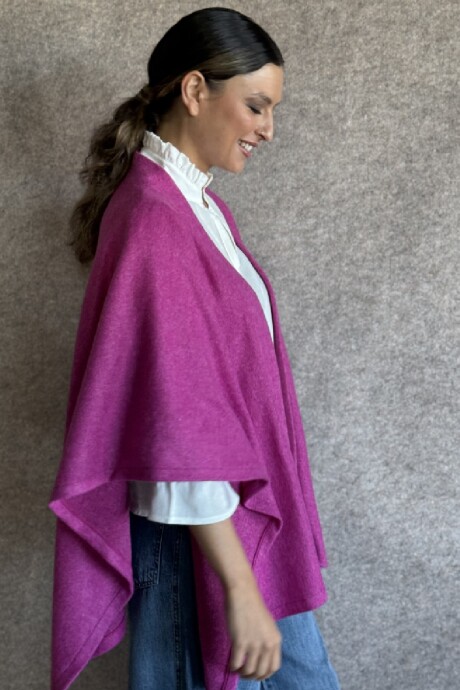Ruana Cerdeña Fucsia