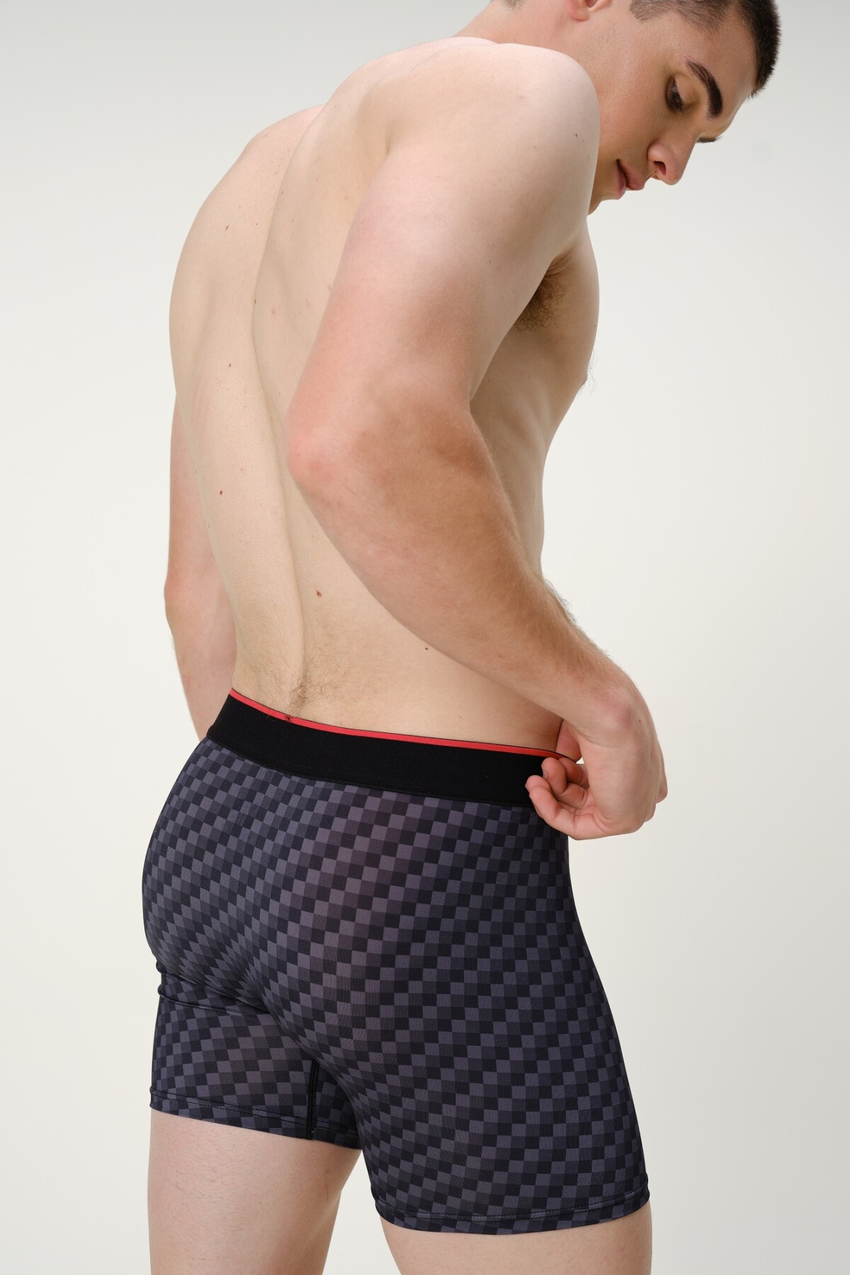 Boxer Active Negro Cuadrillé