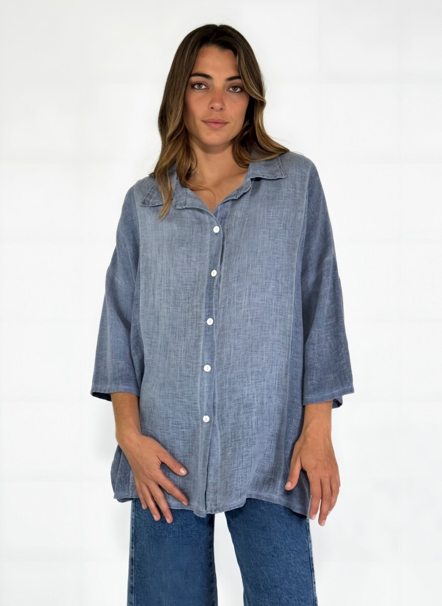 CAMISA VERNAZZA - AZUL 