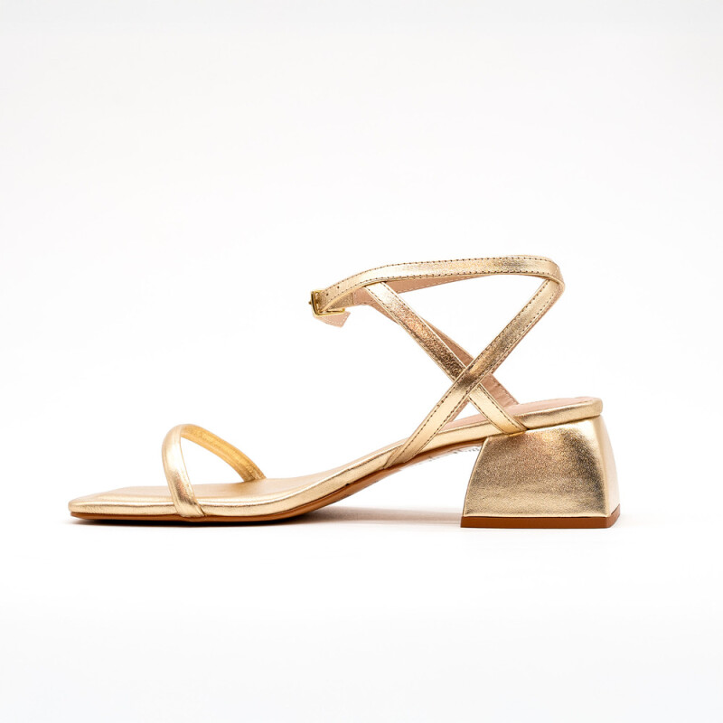 Sandalia CUERO CRISTAL OURO LIGHT CRISTAL