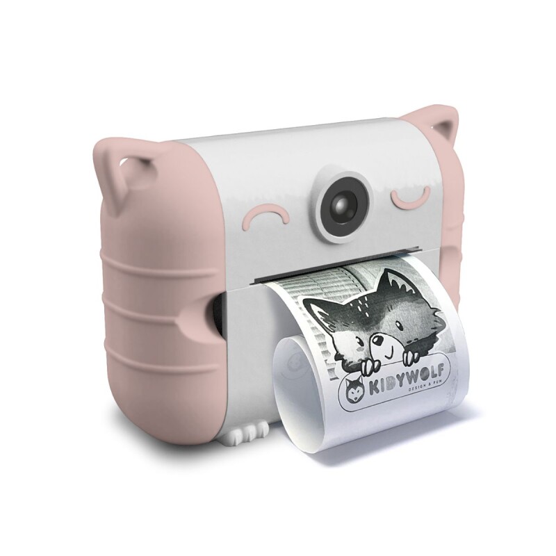 KIDYPRINT Cámara Fotos Instantánea Con Impresión Térmica - Rosa