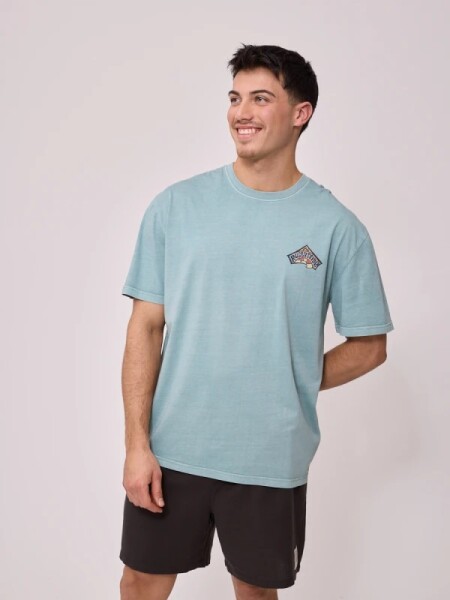 T-SHIRT RUSTY ALORIN VERDE