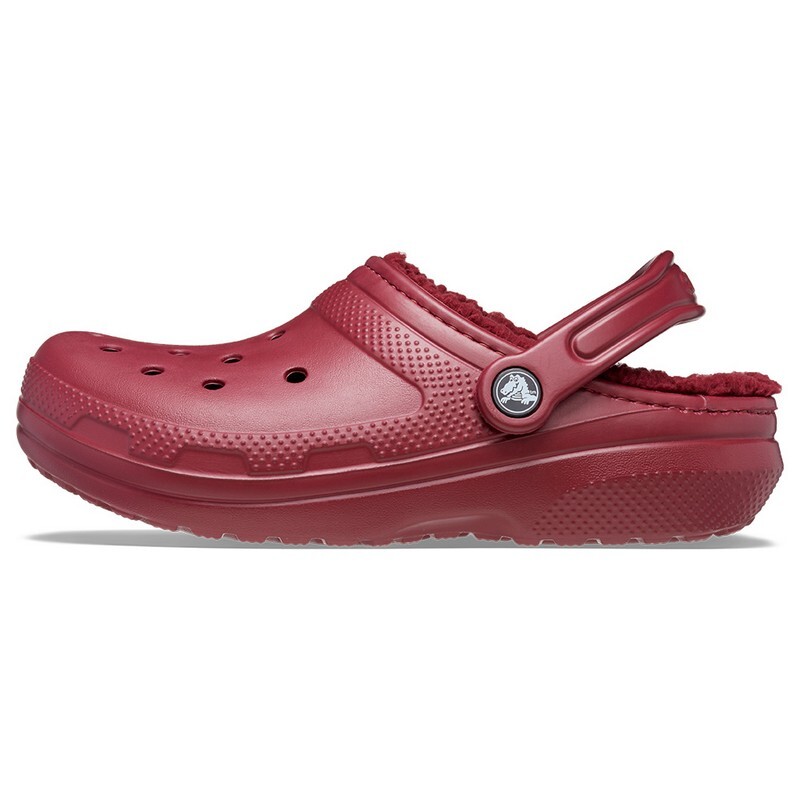 Crocs Classic Lined Pantuflas Rojo